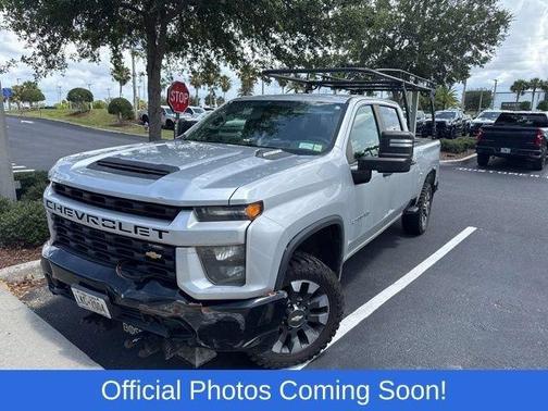 Silver Ice Metallic 2021 Chevrolet Silverado 2500 Custom
