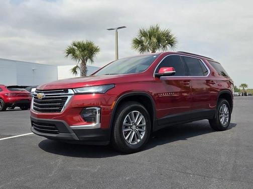 Radiant Red 2023 Chevrolet Traverse LT Cloth