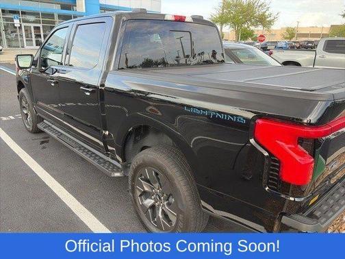 Agate Black Metallic 2023 Ford F-150 Lightning LARIAT