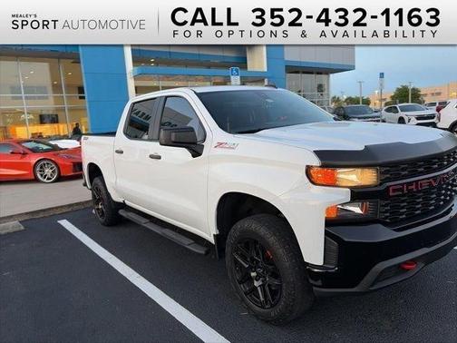 Summit White 2021 Chevrolet Silverado 1500 Custom Trail Boss