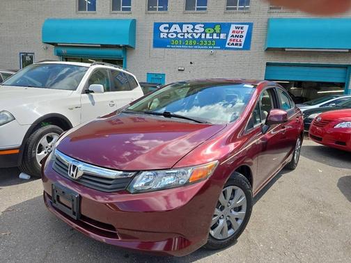 Crimson Pearl 2012 Honda Civic LX