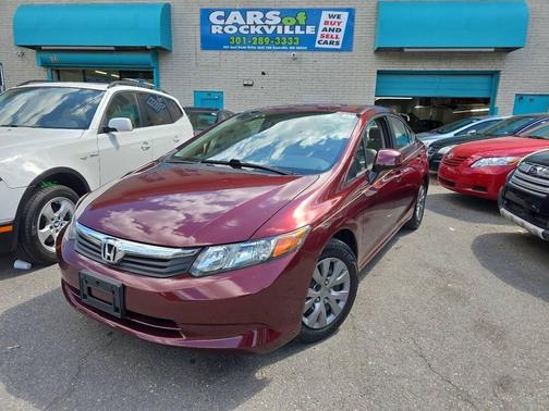 Crimson Pearl 2012 Honda Civic LX
