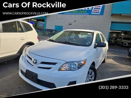 White 2011 Toyota Corolla S