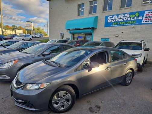 Gray 2013 Honda Civic LX