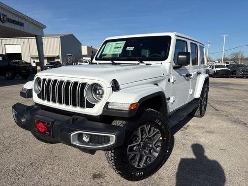 Bright White Clearcoat 2026 Jeep Wrangler Sahara SUV