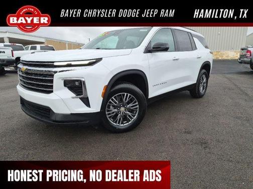 Summit White 2025 Chevrolet Traverse LT SUV