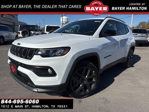 Bright White Clearcoat 2026 Jeep Compass Latitude SUV