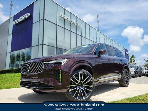 Mulberry Red 2026 Volvo XC90 B6 Plus 7-Seater