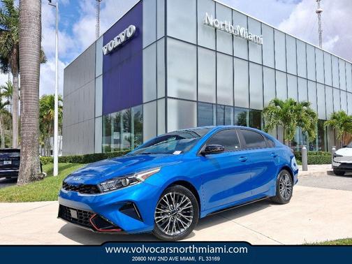 Blue 2024 Kia Forte GT-Line