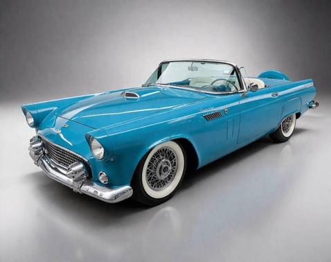 Blue 1956 Ford Thunderbird Base
