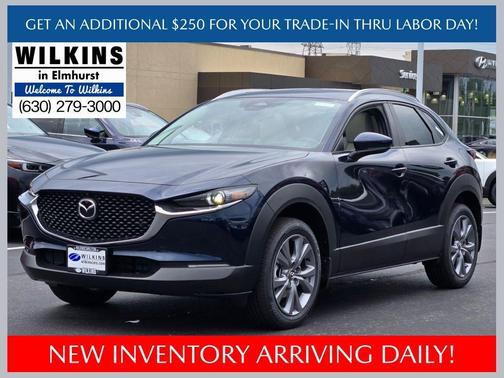 Deep Crystal Blue Mica 2026 Mazda CX-30 Premium Package