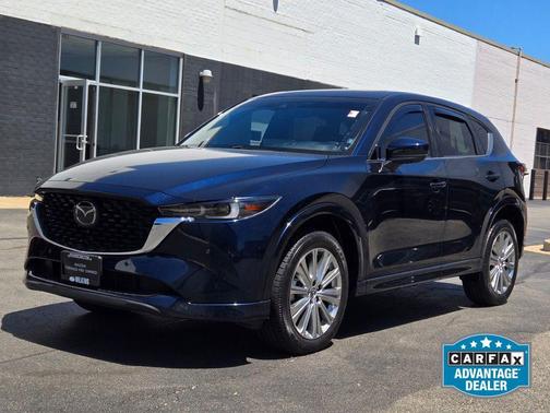 Deep Crystal Blue Mica 2022 Mazda CX-5 2.5 Turbo Signature