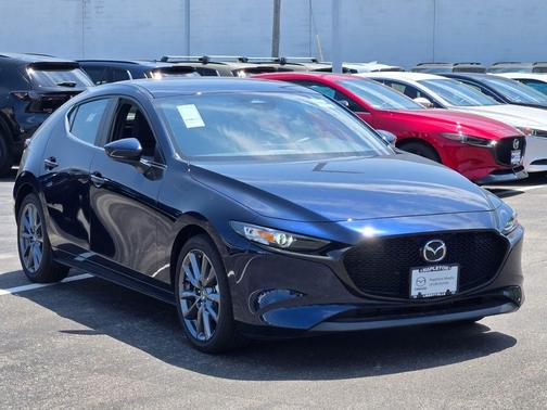 Deep Crystal Blue Mica 2026 Mazda Mazda3 FWD w/Preferred Package
