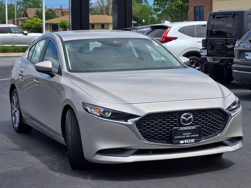 Platinum Quartz Metallic 2023 Mazda Mazda3 FWD w/Select Package