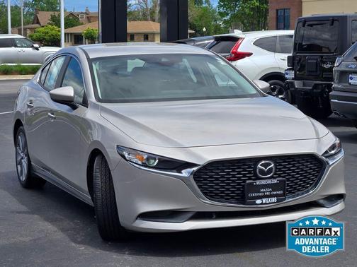 Platinum Quartz Metallic 2023 Mazda Mazda3 FWD w/Select Package
