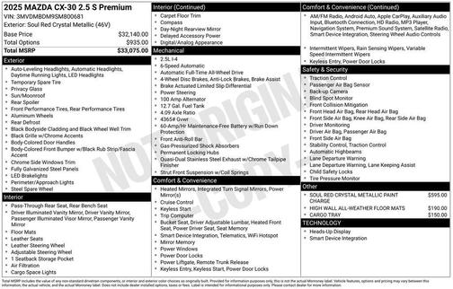 2025 Mazda CX-30 Premium Package