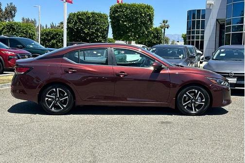 Rosewood Metallic 2025 Nissan Sentra SV