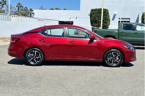 Scarlet Ember 2024 Nissan Sentra SV