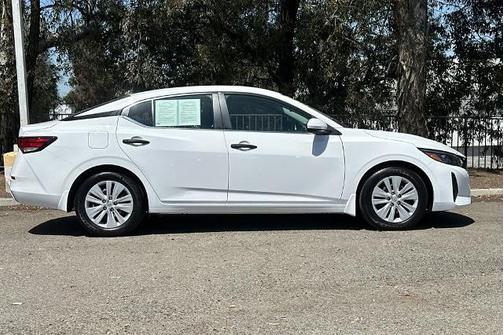 Cloud White 2025 Nissan Sentra S
