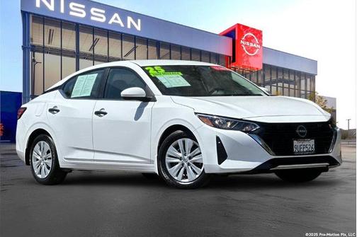 Cloud White 2025 Nissan Sentra S