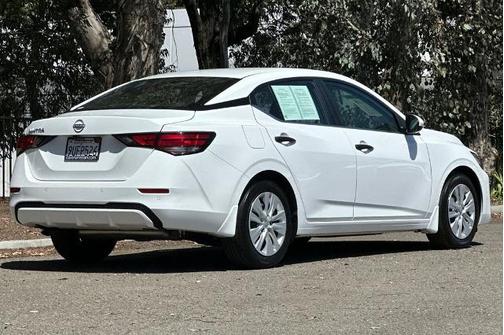 Cloud White 2025 Nissan Sentra S