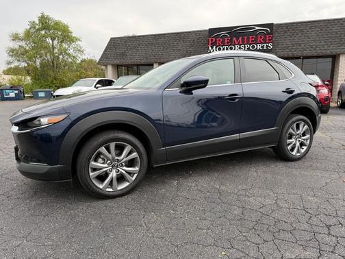 Deep Crystal Blue Mica 2023 Mazda CX-30 2.5 S Preferred Package