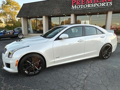 Crystal White Tricoat 2017 Cadillac ATS Base