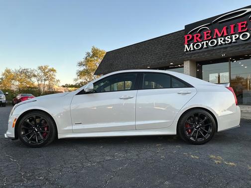 Crystal White Tricoat 2017 Cadillac ATS Base