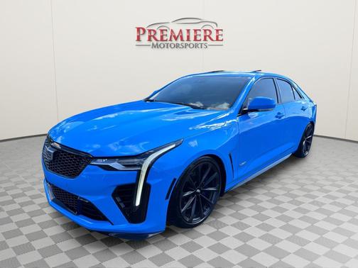 Electric Blue 2023 Cadillac CT4-V V-Series Blackwing