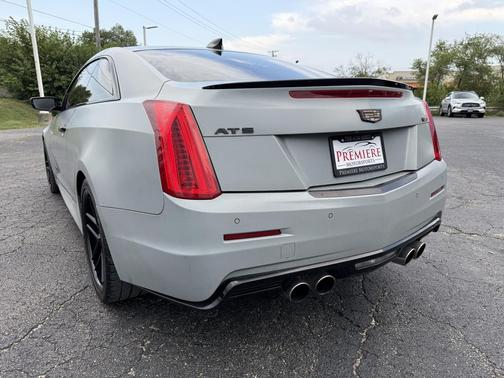 Satin Gray 2016 Cadillac ATS-V Coupe w/ Satin Gray Wrap