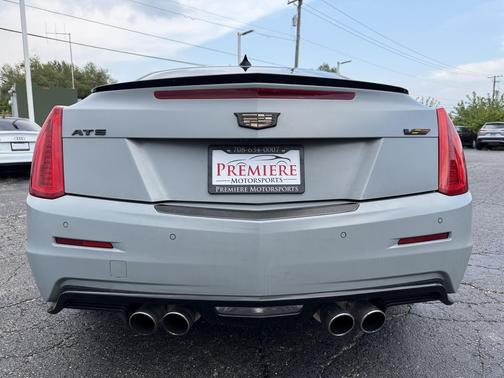 Satin Gray 2016 Cadillac ATS-V Coupe w/ Satin Gray Wrap
