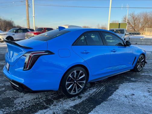 Electric Blue 2023 Cadillac CT4-V V-Series Blackwing