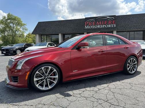 Red Obsession Tintcoat 2016 Cadillac ATS-V Recaro Seats w/ Carbon Fiber Package