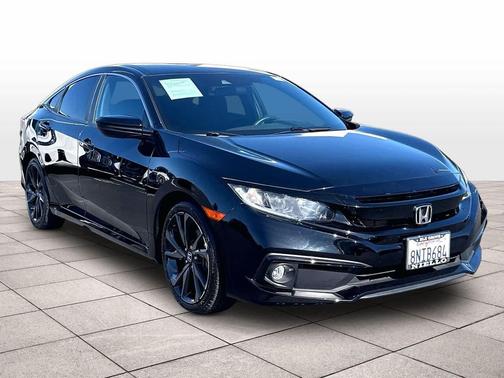 Crystal Black Pearl 2020 Honda Civic Sport
