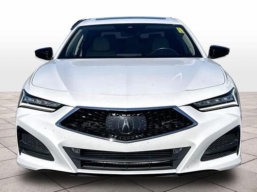 Platinum White Pearl 2023 Acura TLX Technology