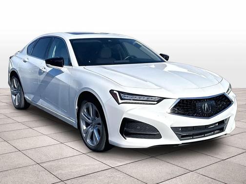 Platinum White Pearl 2023 Acura TLX Technology
