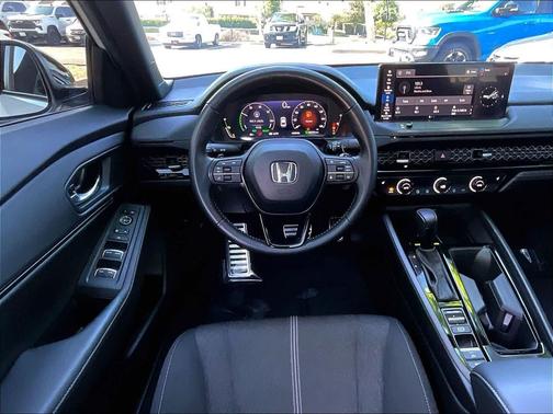 Platinum White Pearl 2025 Honda Accord Hybrid Sport