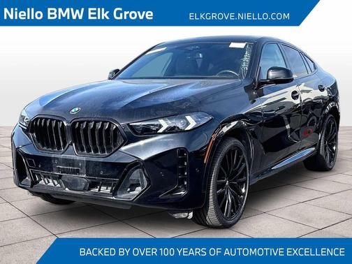Black Sapphire Metallic 2025 BMW X6 xDrive40i