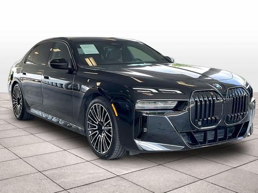 Black Sapphire Metallic 2025 BMW 740 Sedan