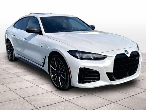 Mineral White Metallic 2025 BMW i4 Gran Coupe M50