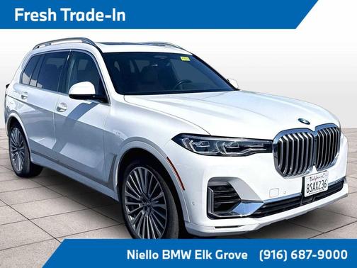 Alpine White 2020 BMW X7 xDrive40i