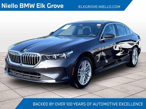 Dark Graphite Metallic 2024 BMW 530 Sedan