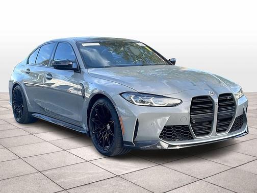 Lime Rock Grey Metallic 2023 BMW M3 Competition xDrive
