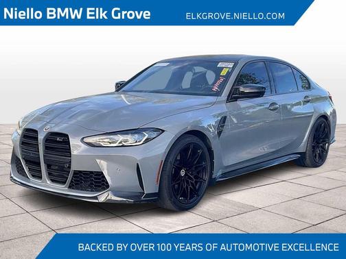 Lime Rock Grey Metallic 2023 BMW M3 Competition xDrive