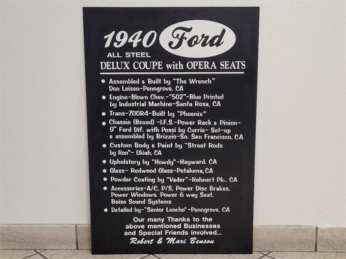 1940 Ford Deluxe ALL