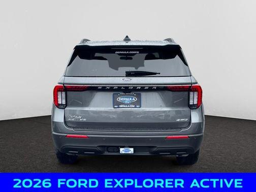 Gray 2026 Ford Explorer Active