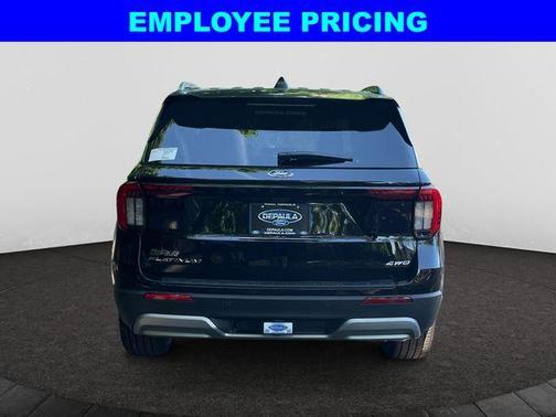 Black 2026 Ford Explorer Platinum
