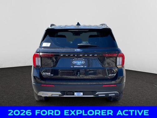 Black 2026 Ford Explorer Active