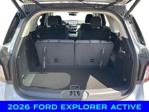 White Metallic 2026 Ford Explorer Active