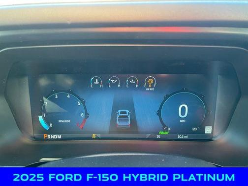 White Metallic 2025 Ford F-150 Platinum